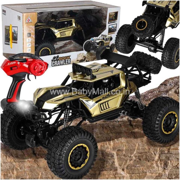Die Metal Cast Remote Control Car Rock Crawler 2.4GHz 1:8 51cm Gold || Item No:2028
